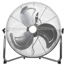 Ventilador Suelo Cromado 120 Watt 50 cm.