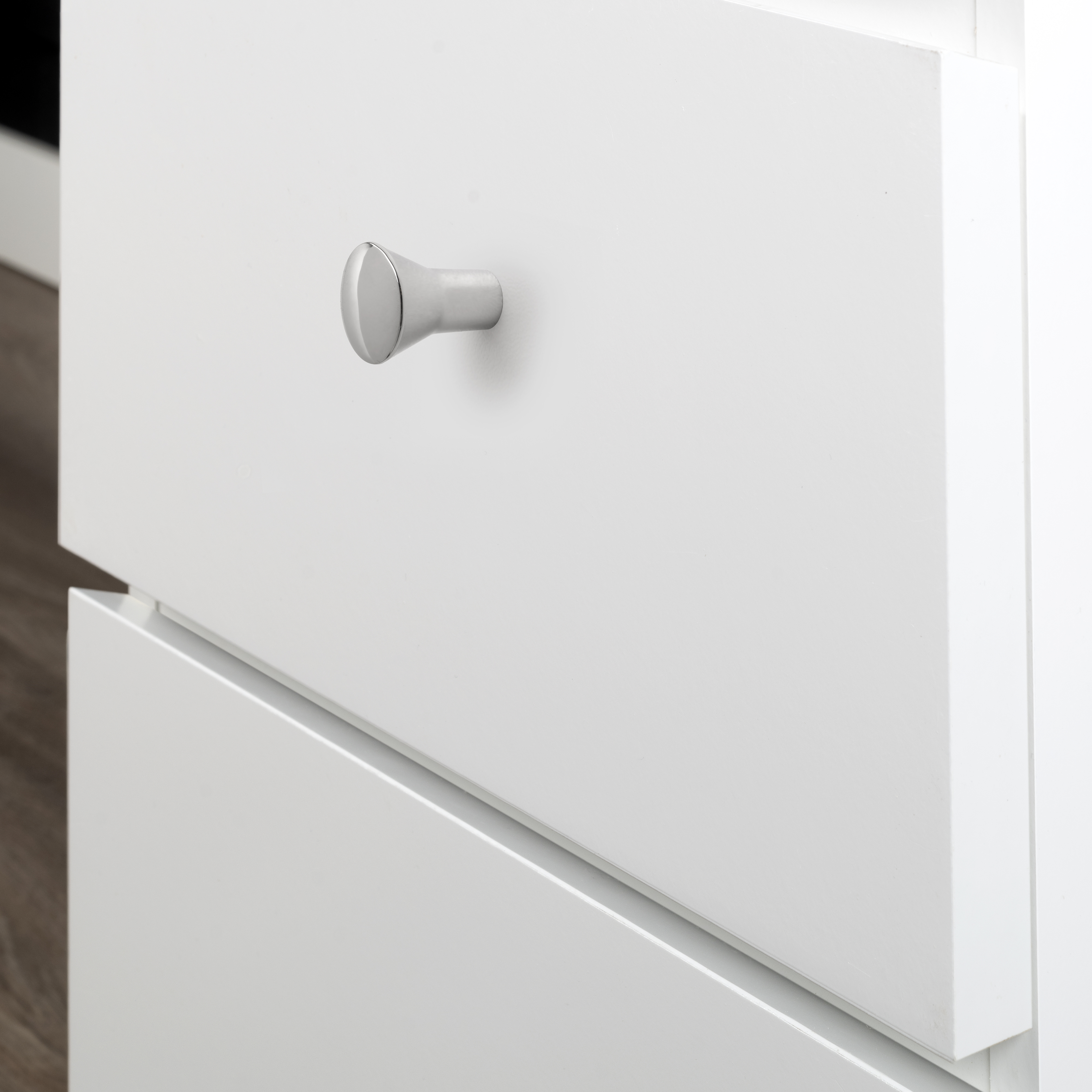 Emuca Pomo para mueble Tucson,  16, Cromado, Zamak