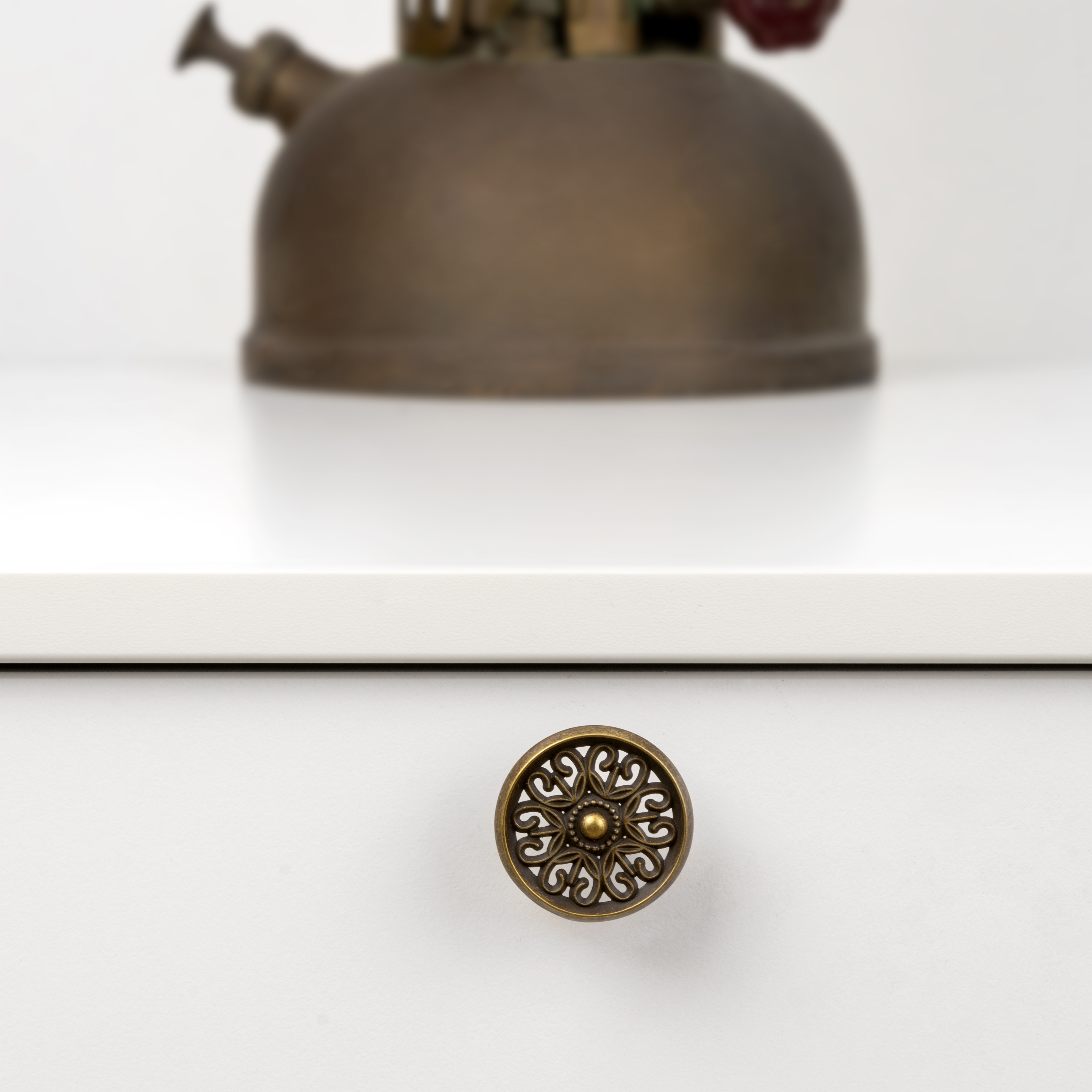 Emuca Pomo para mueble Tangier,  35, Zamak, Bronce