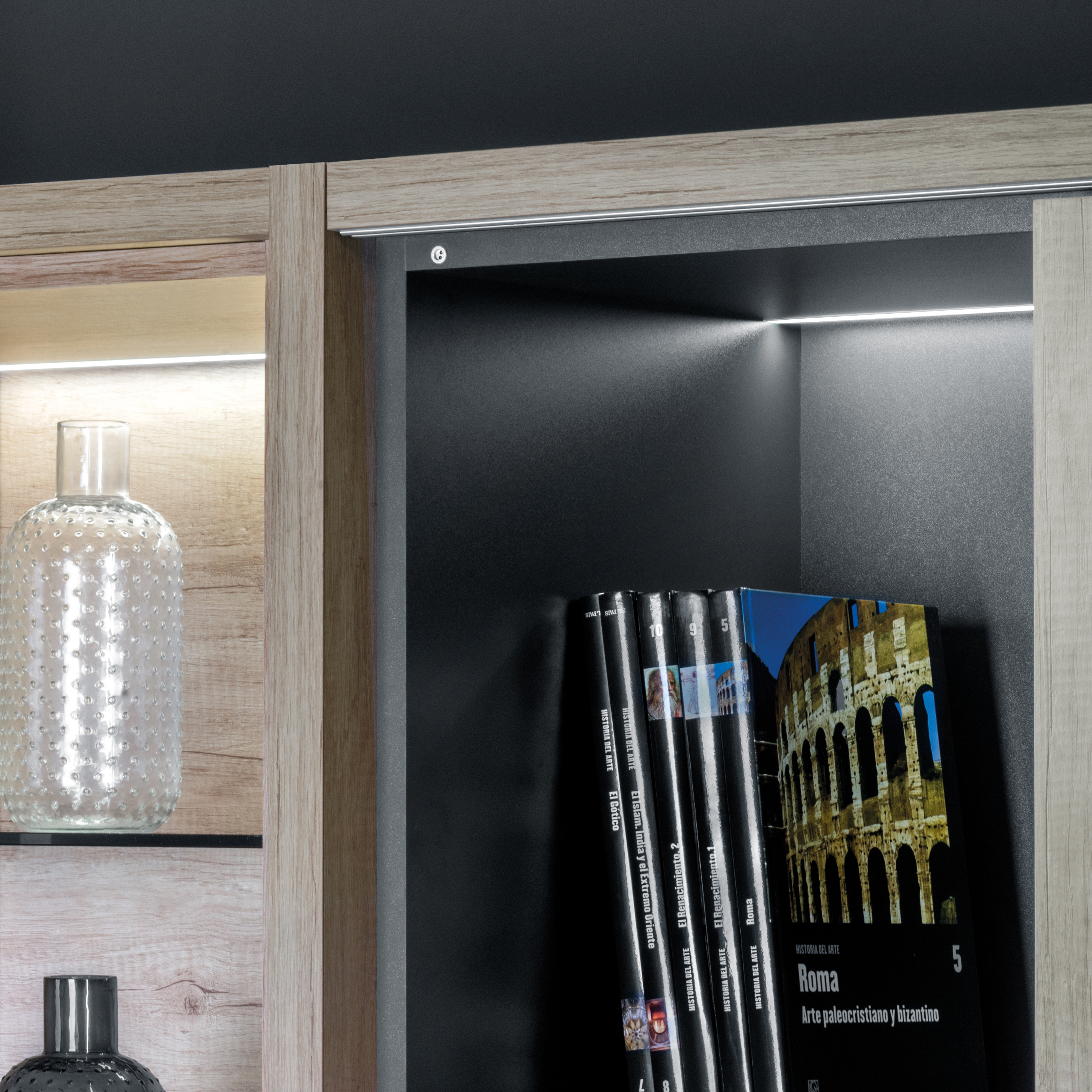 Emuca Sensor LED Point door SIMPLE (proximidad) 240V AC, 100-240V AC 50-60Hz, Pintado aluminio, Plstico