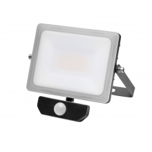 FOCO LED PLANO 30 WATT. LUZ BLANCA 4000 K IP 65 2400 LUMENES CON SENSOR DE PRESENCIA