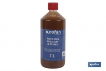 Aceite Teka Cofan | Envase 1 L | Ideal para Maderas Exteriores-Interiores