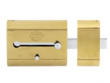 CERROJO ALTA SEGURIDAD Mod. 15 PLUS 98 x 77 mm ORO AMIG