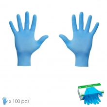 GUANTES NITRILO DESECHABLES  CAJA 100 UNIDADES