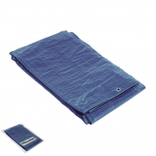 LONA IMPERMEABLE AZUL CON OJETES METLICOS 3 X 4 METROS (APROXIMADAMENTE)