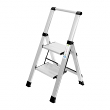 Escalera Plana Aluminio 2 Peldaos