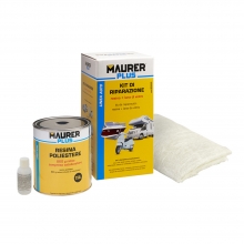 Kit Reparacin Resina Poliester 750 Ml Con Endurecedor y 0,5m2 De Fibra De Vidrio