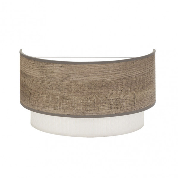 Aplique Myriam 1xe27 Madera Gris 17x30x16 cm
