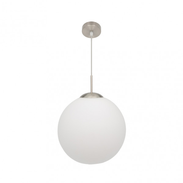 Colgante Astro 1xe27 Blanco/niquel Regx35x35 Cm