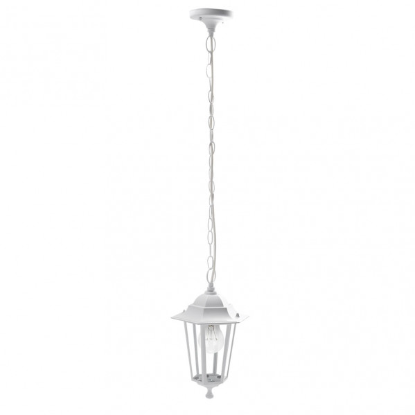 Colgante Exterior Aluminio Auriga 1xe27 Blanco  Regx17x17 Cm  Ip44