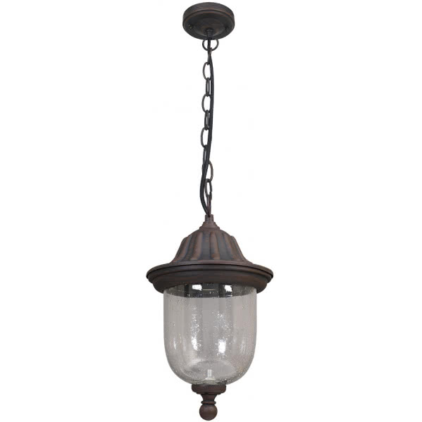 Colgante Exterior Elena Marron 1xe27 Regx16x16 Cm