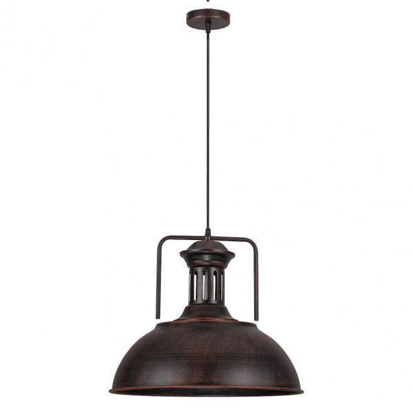 Colgante Loro 1xe27 Marron Oxido Regx41x41 Cm