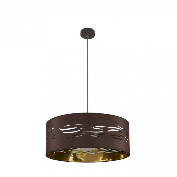Colgante Niebla 1xe27 Marron/marrn-oro Regx50x50 Cm
