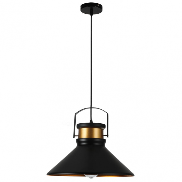 Colgante Pelicano 1xe27 Negro/oro Regx37,5d