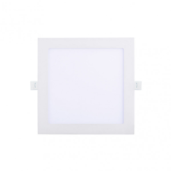 Downlight Basalto 18w 6500k Blanco Cuadrado  1530lm 2,5x22,5x22,5 Cm Corte 20,5x20,5 Cm