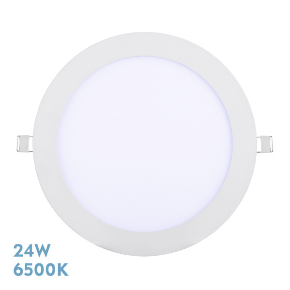 Downlight Tanzanita 24w 6500k Blanco 2160lm 1,3x22,5x22,5 Cm Corte 20d