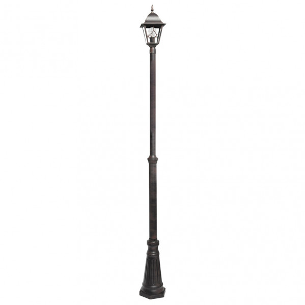 Farola Exterior Aluminio Bootes 1xe27 Marron Ip44  220x18x18 Cm