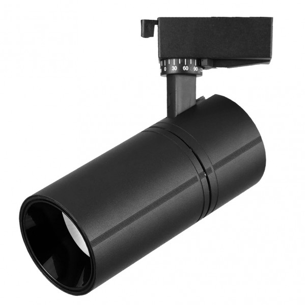Foco Carril 30w 4000k Anzo Negro 2700lm 36 Orientable 330 Regx22x7,5 Cm