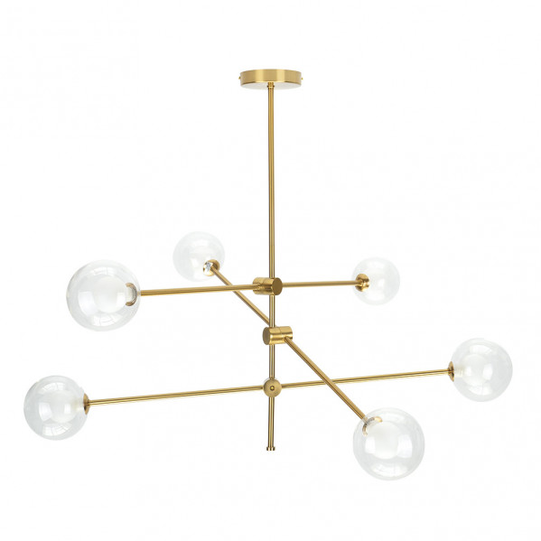 Lampara Jerusalen 6xg9 Bronce 72x90x90 Cm