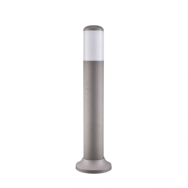 Pilar Exterior Azafran 1xe27 Gris 40x9,1x9,1 Cm Policarbonato  Ip44