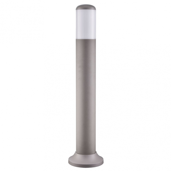 Pilar Exterior Azafran 1xe27 Gris 70x9,1x9,1 Cm Policarbonato  Ip44