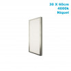 Plafon 36w 4000k 3,5x30x60 Cm Plano Niquel 3060lm
