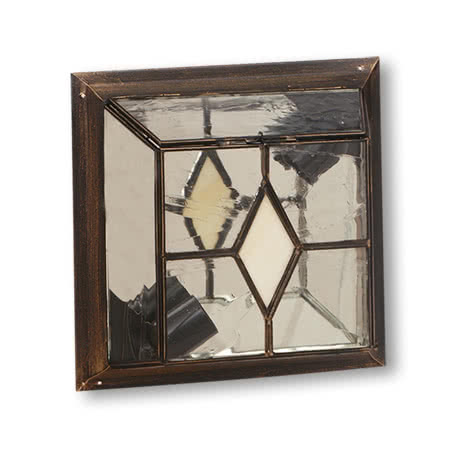 Plafon Pequeo Califa 1xe27 Oro Viejo/Beis 10x25x25 Cm