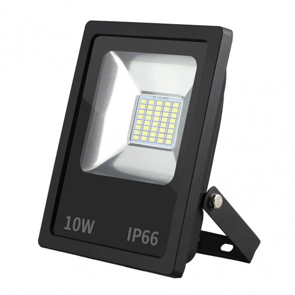 Proyector Led Smd Dacita 10w 6500k Negro 900lm   120 Ip66 13,5x11,5x4 Cm