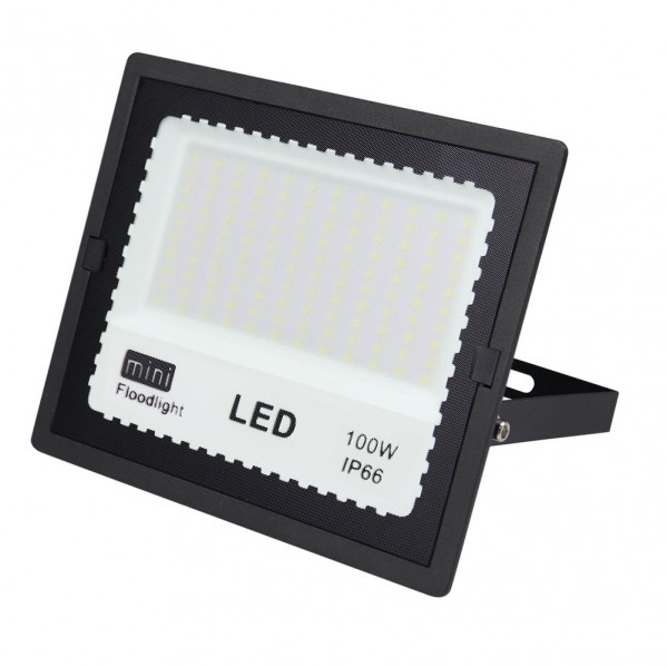 Proyector Zircon 100w 6500k Negro 10000lm 18,5x23x2,7 Cm Ip65