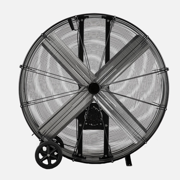 Ventilador Industrial Maximum 800w Negro 127d  2 Velocidades C/ruedas 129,5x127x46cm