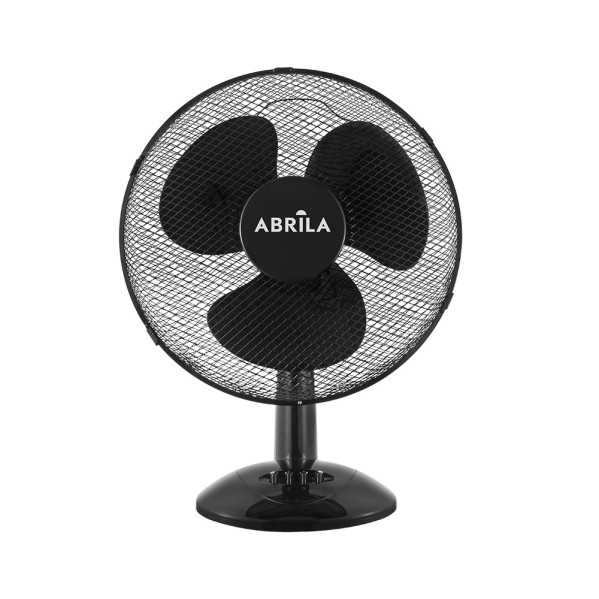 Ventilador Sobremesa Pizarro Grande Negro 3velocidades 40w  Orientable Fijo Y Rotatorio 52x41x25cm